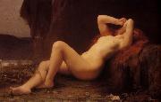 Jules Joseph Lefebvre Mary Magdalene In The Cave oil on canvas